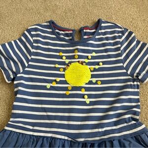 Boden girls 8-9 blue sunshine dress